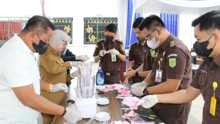 Kejari Lubuk Linggau Musnahkan Barang Bukti Sabu 71,27 Gram hingga Ganja 330,20 Gram