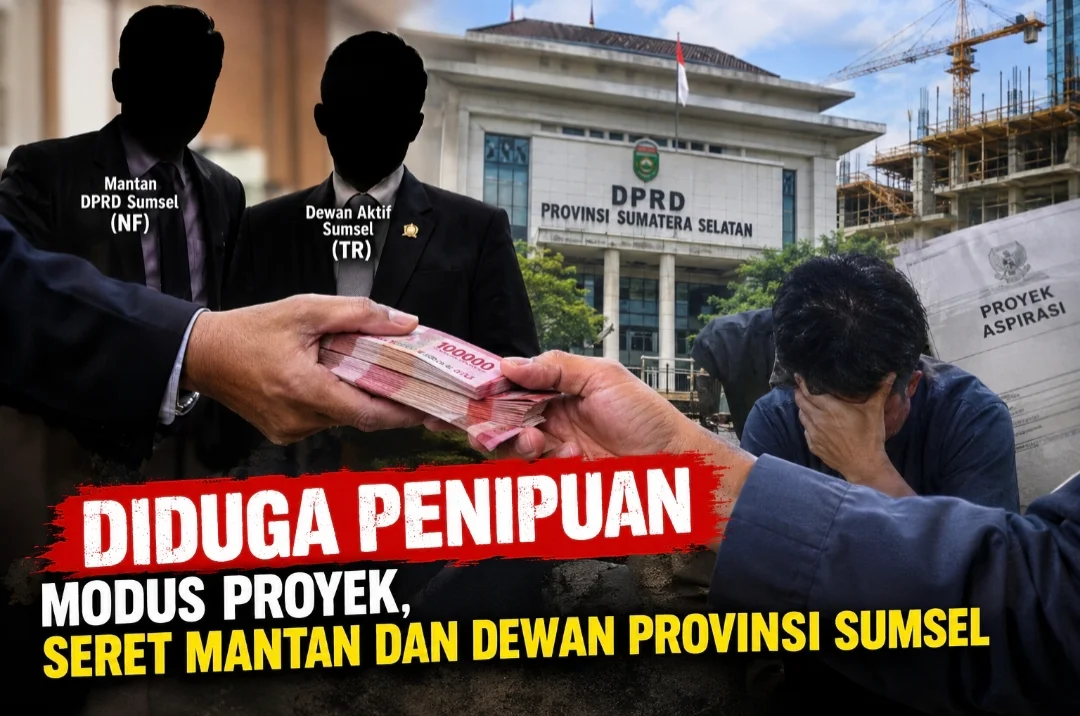 Diduga Penipuan Modus Proyek, Seret Mantan Dan Dewan Provinsi Sumsel