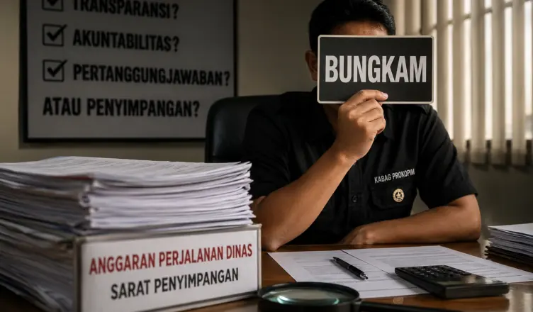 Kabag Prokopim Bungkam, Diduga Sarat Penyimpangan Perjadin Habiskan Miliaran Rupiah